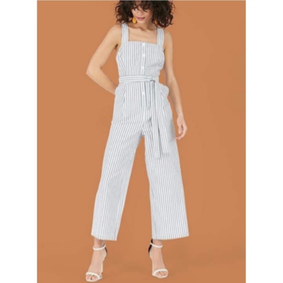 Forever 21 Pants - 4.99ship🎉NWOT Striped button front jumpsuit